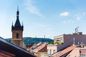 Stylish apartment with terrace in center Prague