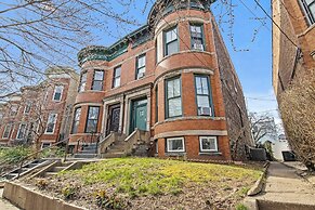 Beautiful Green-door Brownstone