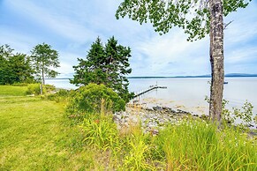 Shared Dock & Fire Pit: Peaceful Surry Studio!
