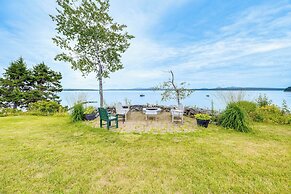 Shared Dock & Fire Pit: Peaceful Surry Studio!