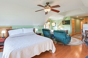 Shared Dock & Fire Pit: Peaceful Surry Studio!