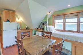 Shared Dock & Fire Pit: Peaceful Surry Studio!