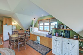 Shared Dock & Fire Pit: Peaceful Surry Studio!