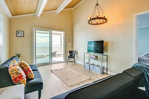 Serene Lakefront Standish Home w/ Fire Pit & Grill