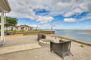 Serene Lakefront Standish Home w/ Fire Pit & Grill