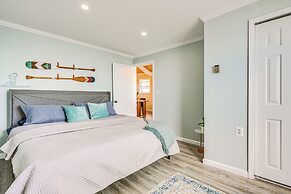 Serene Lakefront Standish Home w/ Fire Pit & Grill