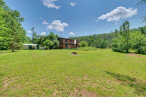 Michigan Cabin w/ On-site Fishing Pond & Deck