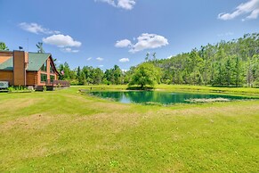 Michigan Cabin w/ On-site Fishing Pond & Deck