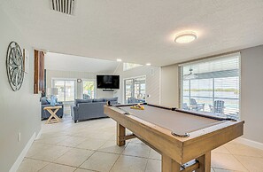 Boat Dock & Pool: Bayfront Crystal River Home