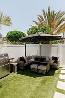 Mediterranean Modern Steps to Beach Dining w Spa