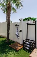 Mediterranean Modern Steps to Beach Dining w Spa