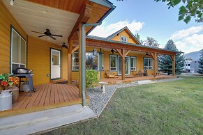 Clark Fork Riverfront Home w/ Dock!