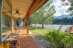 Clark Fork Riverfront Home w/ Dock!