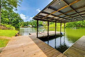 Dock + Fire Pit: Waterfront Lake Martin Retreat!