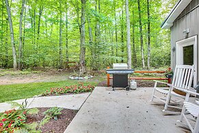 Patio, Grill + Fire Pit: Traverse City Home