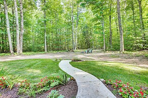 Patio, Grill + Fire Pit: Traverse City Home