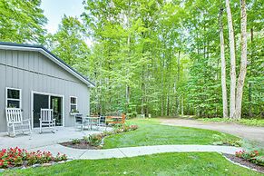 Patio, Grill + Fire Pit: Traverse City Home