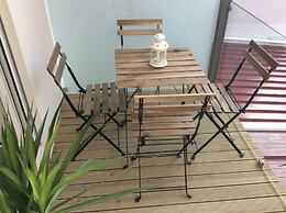 Modern 1-Bed With Ac & Private Terrace