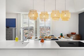 Lisbon Skyline Penthouse Luxury Living View, Ac & Elevator