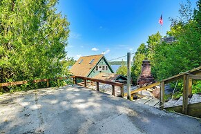 Waterfront Harrisville Home w/ Outdoor Fireplace!