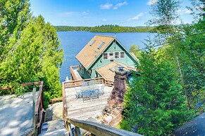 Waterfront Harrisville Home w/ Outdoor Fireplace!