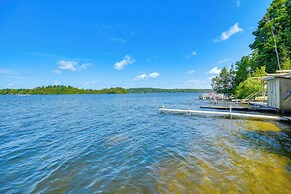 Waterfront Harrisville Home w/ Outdoor Fireplace!