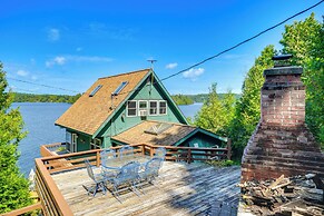 Waterfront Harrisville Home w/ Outdoor Fireplace!