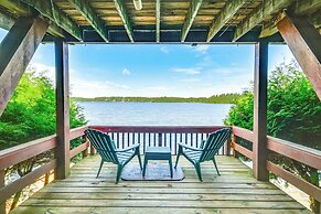 Waterfront Harrisville Home w/ Outdoor Fireplace!