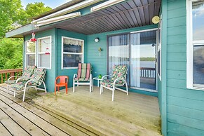 Waterfront Harrisville Home w/ Outdoor Fireplace!