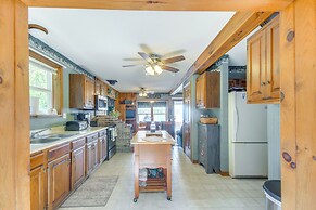 Waterfront Harrisville Home w/ Outdoor Fireplace!