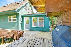 Waterfront Harrisville Home w/ Outdoor Fireplace!