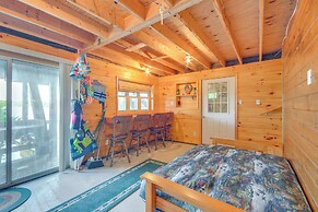 Waterfront Harrisville Home w/ Outdoor Fireplace!