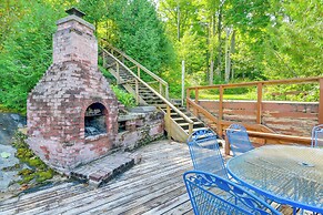 Waterfront Harrisville Home w/ Outdoor Fireplace!