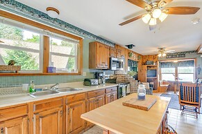 Waterfront Harrisville Home w/ Outdoor Fireplace!