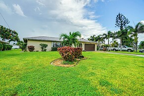 Heated Pool, Dock & Canal Access: Cape Coral Home