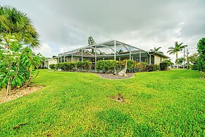 Heated Pool, Dock & Canal Access: Cape Coral Home