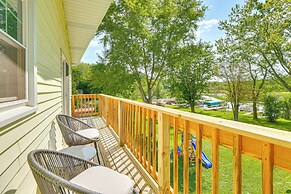 Spacious Getaway w/ Boat Dock in East Troy!