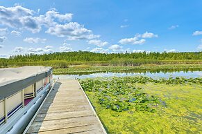 Spacious Getaway w/ Boat Dock in East Troy!