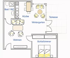 Schone Ferienwohnung mit Terrasse, Altenberg