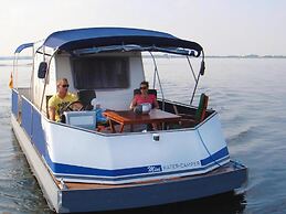 Houseboat on the Peene, Demmin