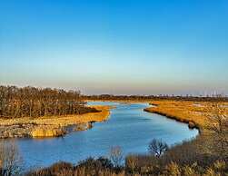 Hausboot auf der Peene in Demmin