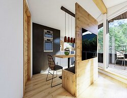 Bergzeit Flat Saalbach Directly on the ski Piste