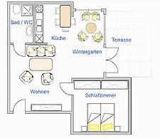 Schone Ferienwohnung mit Terrasse, Altenberg