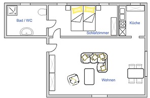 Schone Wohnung fur 4 Personen in Altenberg