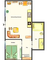 Ferienwohnung am Achterwasser in Lutow
