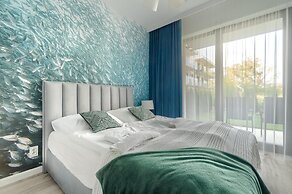 Ground Floor Apartment With a Garden in Niechorze