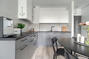 Ground Floor Apartment With a Garden in Niechorze