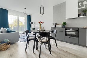 Ground Floor Apartment With a Garden in Niechorze