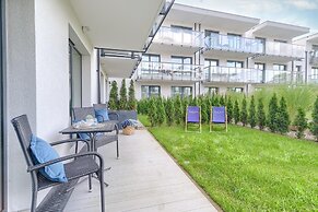 Ground Floor Apartment With a Garden in Niechorze