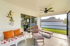 3 Mi to Golf: Getaway w/ Lanai in Cape Coral
